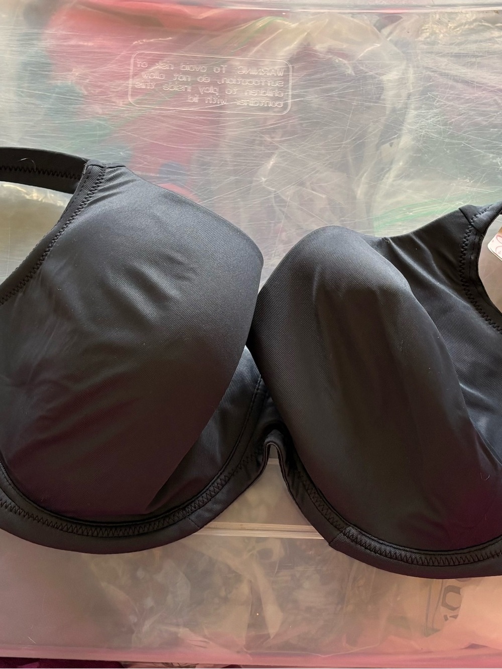 Dark grey Seamless Underwire Bra 34H NWT